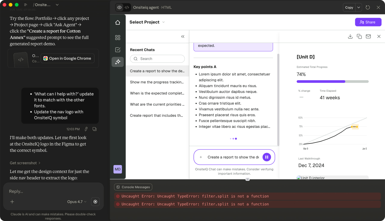 Rapid prototyping with AI tools